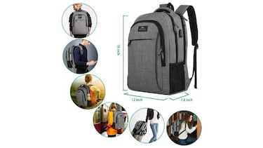 Estos morrales tienen bolsillos antirrobo, son impermeables e ideales para portátiles