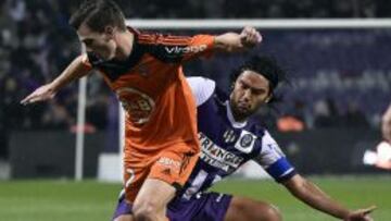 Abel Aguilar disputó 55 partidos oficiales con el Toulouse de Francia.