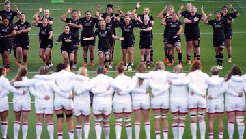 La haka de las chicas de Nueva Zelanda a Inglaterra