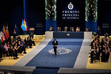 Eliud Kipchoge recoge el Premio Princesa de Asturias 2023 del deporte.