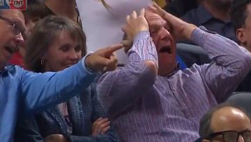 El regreso de la NBA fue tan emocionante que al due?o de los Clippers le pas¨® esto