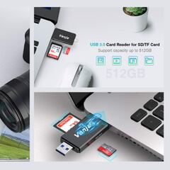 Así es el lector de tarjetas 3 en 1 con el que transferir fotos y videos a tus dispositivos