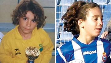 El futbolista del Getafe, Marc Cucurella, de ni&ntilde;o.