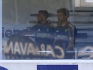 Rober y Keidi Bare se ejercita en el gimnasio.