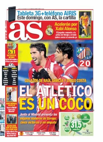Las portadas de AS de diciembre