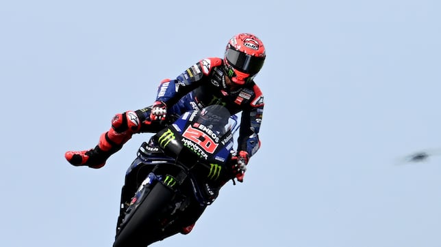 Otra pole heroica de Quartararo