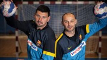 Arpad Sterbik y Danjel Saric forman, a juicio de su entrenador Xavi Pascual, la mejor portería del mundo. Sterbik, el único jugador que nunca ha faltado a la Final Four.