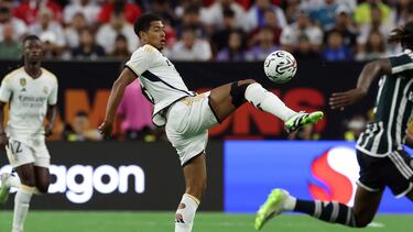 Houston (United States), 27/07/2023.- Real Madrid midfielder Jude Bellingham in action during the friendly soccer match between Real Madrid and Manchester United, in Houston, Texas, USA, 26 July 2 (Futbol, Amistoso) EFE/EPA/ADAM DAVIS