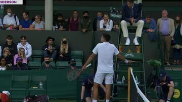 "Te equivocaste poh, hue...": el comentado reclamo de Barrios al juez en Wimbledon