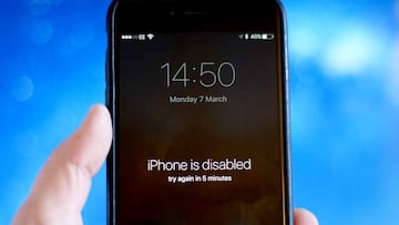47 a?os sin poder usar el iPhone por meter mal el código PIN repetidas veces
