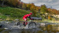 El impresionante paisaje en que se vivió la carrera de MTB