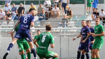 El Cerdanyola del Vallès FC logró su primer triunfo de la temporada frente a la Gimnástica Segoviana CF (4-2).