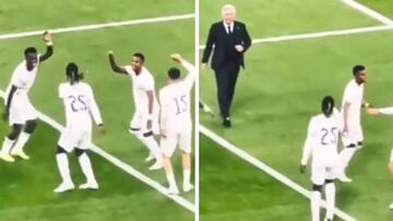 Camavinga, Valverde, Rodrygo y Vini bailando y aparece Ancelotti: el madridismo muerto de risa