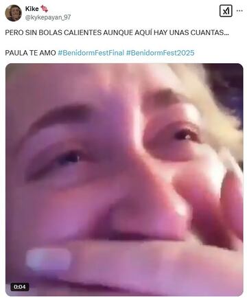 Los mejores memes del Benidorm Fest 2025