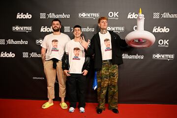 La alfombra roja de los premios Ídolo