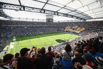 El Commerzbank Arena en Franckfurt donde juega el l Borussia Moenchengladbach.