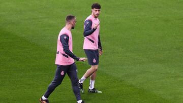 Sergi Darder y Javi Puado, jugadores del Espanyol.