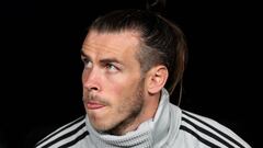 Gareth Bale, en el banquillo frente al Espanyol.