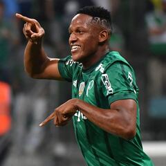Mina abre la cuenta en triunfo de Palmeiras en Libertadores