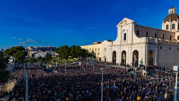 Funeral de Gigi Riva en Cagliari