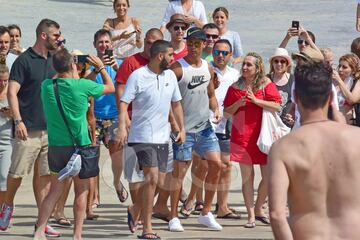 Cristiano Ronaldo and girlfriend Georgina Rodríguez on holiday