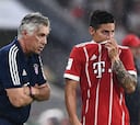 Ancelotti se queda sin James y Thiago para la Supercopa