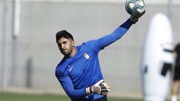 Rui Silva durante un entrenamiento.