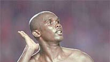 <b>NEGOCIACIÓN.</B> Etoo es la negociación más directa que mantiene el Atlético para la delantera.