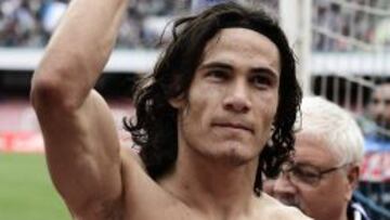 Cavani, 104 goles en tres temporadas en el N&aacute;poles.