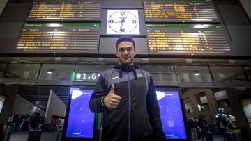 Jorge Molina, delantero del Getafe con pasado bético.