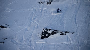 Agostina Vietti en Val Thorens, Freeride World Tour 2026