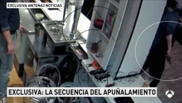 Antena 3 muestra la secuencia del apuñalamiento de Racionero