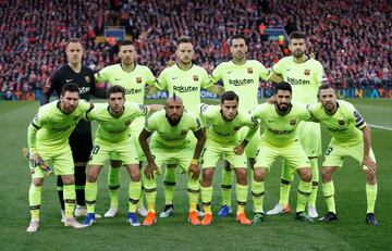 Equipo del Barcelona.