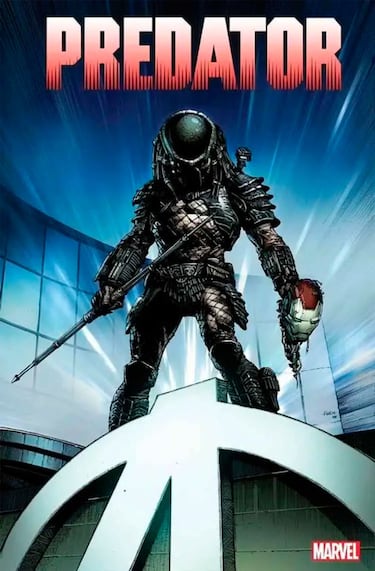 Predator vs Iron Man: así es la brutal portada del nuevo cómic de Depredador de Marvel