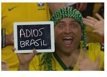 Las redes, sin piedad con la derrota de Brasil