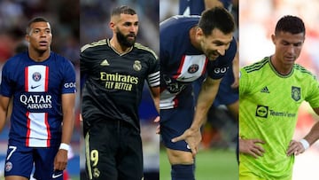 Mbapp¨¦ y Benzema desbancan a Messi y Cristiano en FIFA 23