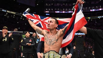 Who is the only fighter who has managed to put the lights out on Max Holloway in the UFC?