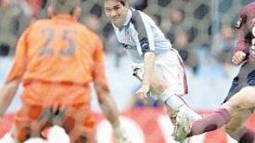 <b>SENTENCIA. </b>Juan Sánchez marcó el segundo gol del Celta.