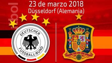 Alemania-España: partido amistoso en marzo de 2018