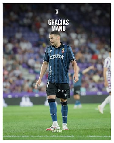 El Ceuta no contempla una salida de Marcos Fernández