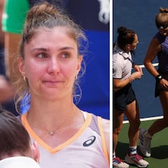 Muchova, a semifinales con diarrea ante una rival con un ataque de ansiedad