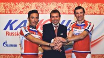 UNIÓN INESTABLE. Purito, Ekimov y Menchov.