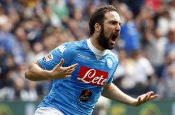 Gonzalo Higuaín, jugador del Nápoles.