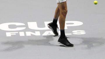 Problemas con las zapatillas de suela negra en la Copa Davis