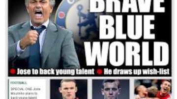 La prensa brit&aacute;nica celebra que Mou llegue &quot;gratis al Chelsea&quot;