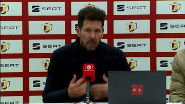 Simeone: "Habrá que buscar soluciones si estamos el año que viene"