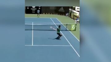 La creativa reacción de Barrios que sorprendió a todo el circuito