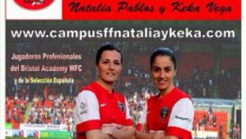 El cartel del II Campus Natalia y Keka.