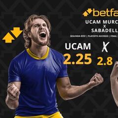 UCAM Murcia vs. CE Sabadell: horario, dónde ver, pronósticos y cuadro