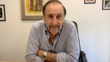 Carlos Pandolfi, mítico jugador de Santa Fe, felicita a Santa Fe en sus 78 años